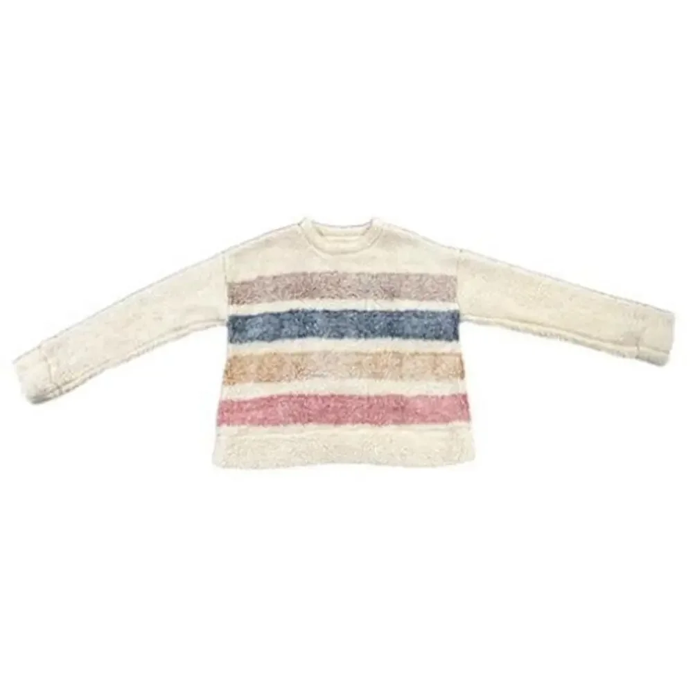 Harper Heritage Fluffy Luxe Sweater S Cozy-Core Cropped Knit Soft Playful Warm - Picture 1 of 9